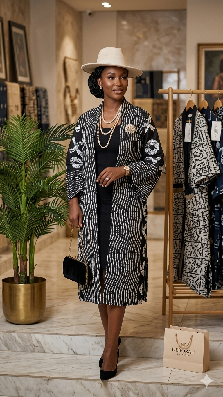 Rich Aunty Short Kaftan