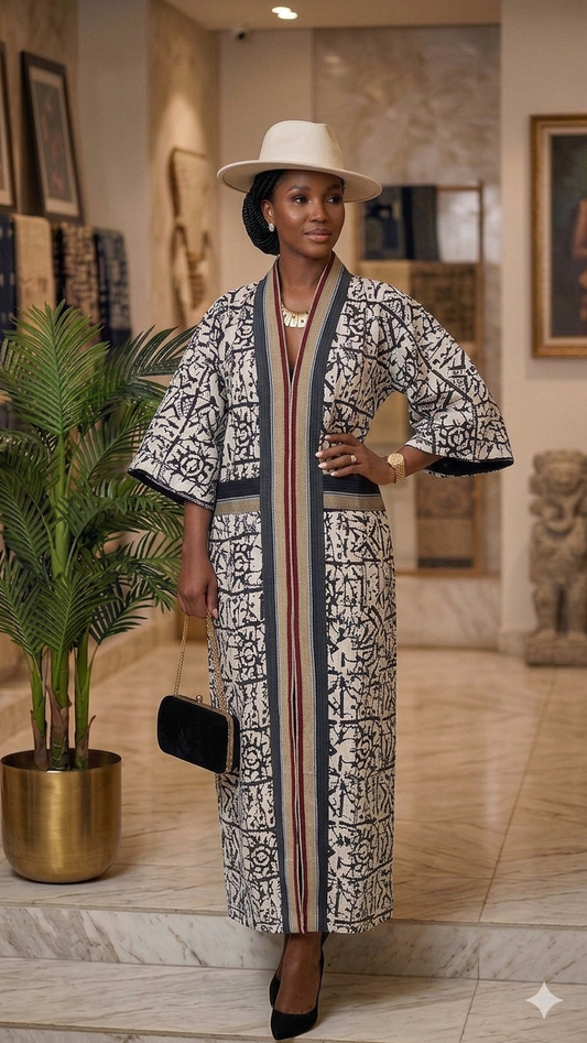 Rich Aunty Long Kaftan