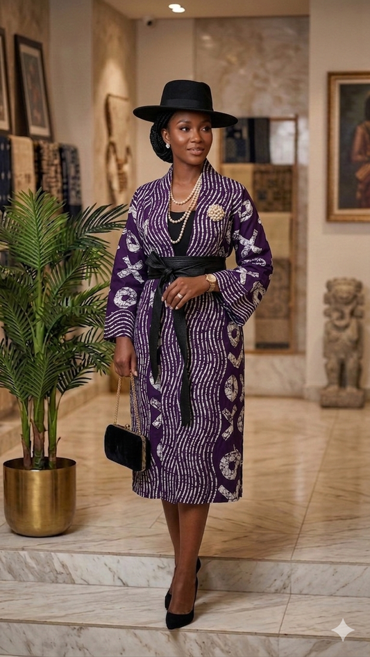 Rich Aunty Short Kaftan