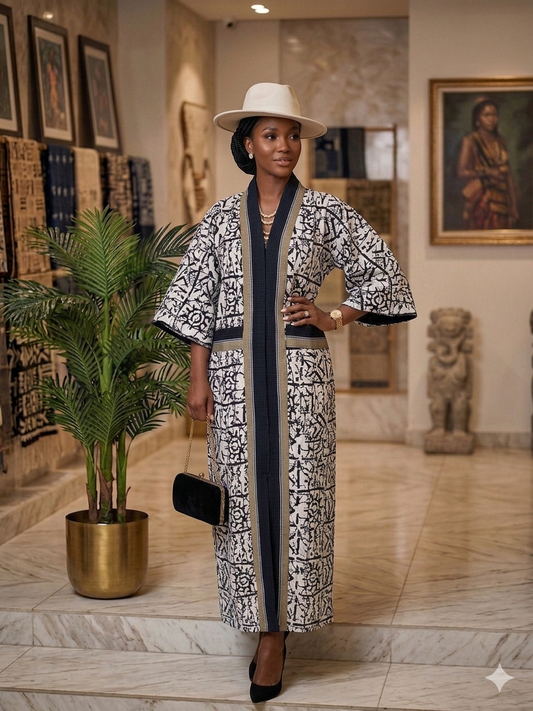 Rich Aunty Long Kaftan